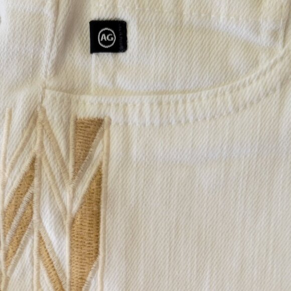 Adriano Goldschmied Mid-Rise Stilt Crop Cigarette Leg White Jean NEW - Picture 10 of 14